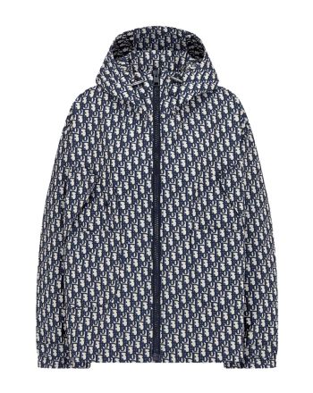 Christian Dior Women's Waterproof Hooded Jacket Black