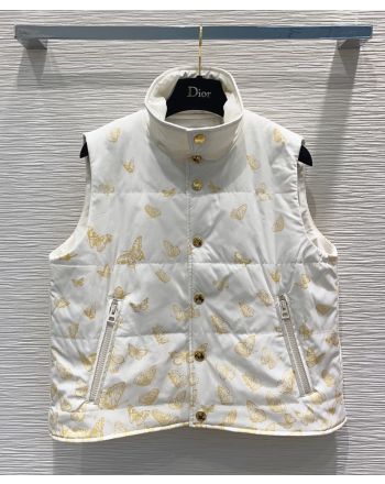 Christian Dior Women's Butterfly Pattern Vest