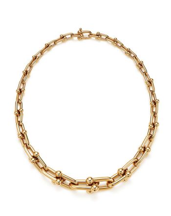Tiffany Graduated Link Necklace Golden