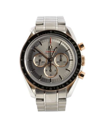 Speedmaster Professional Tokyo Olympic Chronograph Limited Edition Manual Watch Stainless Steel and Rose Gold 42