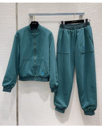 Louis Vuitton Women's Reversible Sweatshirt And Track Pants Set